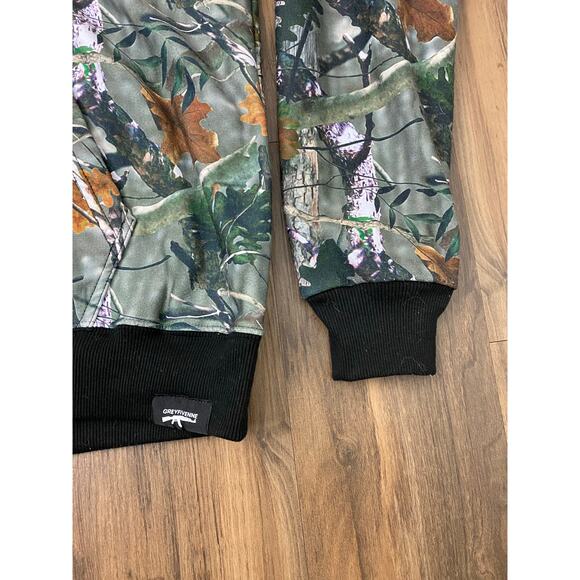 G59 Records Suicide Boys spell-out stitched camo graphic pullover hoodie, L - Picture 3 of 5